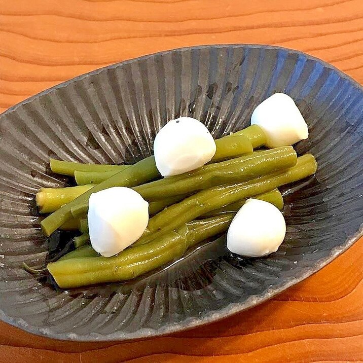 ワインに合う!簡単いんげんのコンソメ煮